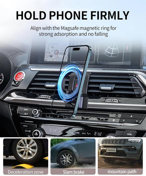 MaserWeller X3 2018-2021 X4 2019-2021 360 Car Phone Holder for BMW BMW Accessories, Rotation Phone Mount Compatible