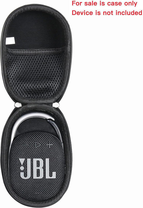 Hard Travel Case for JBL Clip 4 - Portable Mini Bluetooth Speaker (Black)