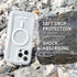 Pelican Voyager Series iPhone 15 Pro Case 6.1", Compatible with MagSafe, Anti-Yellow, Clear with Belt Clip