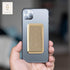 HANDL New York Champagne Glitter HANDLstick Silver Glitter Grip and Stand for Smartphone
