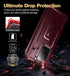 Dexnor Full Body Case for Samsung Galaxy S20 Ultra, 6.9 inches, Heavy Duty Military Grade Protection with Kickstand