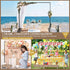 8.2FT 2 Balloon Arch Stand, Square Wedding Arch Frame, Metal Black Heavy Duty Backdrop Adjustable Stand, Extra Clamps