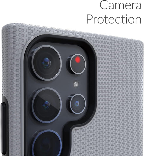 Crave Dual Guard Case for Samsung Galaxy S23 Ultra, Shockproof Protection Dual Layer Case - Slate