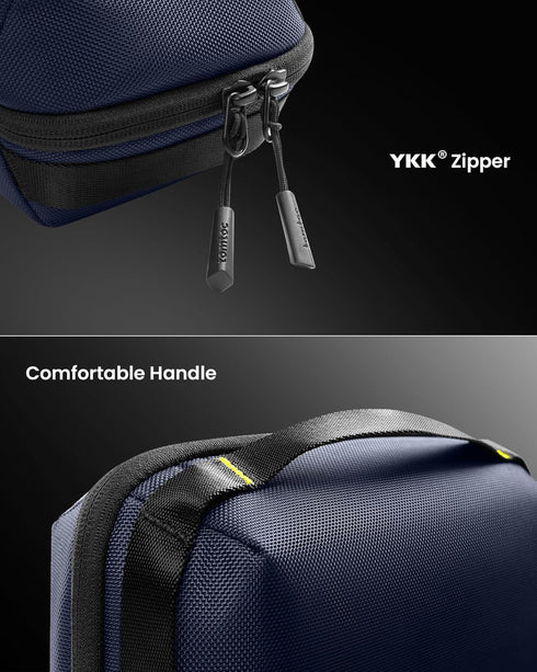 tomtoc Electronic Organizer Accessory Tech Pouch for MacBook Charger, Cables, Power Bank, Hard Drive, Water-resistant