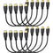4K HDMI Cable 1FT 10-Pack, High Speed HDMI 2.0 Cable Supports ARC