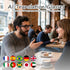 XOOMEER 160+Languages AI Smart Glasses with Color-Change Lenses Bluetooth Glasses for Men Women with Translation Voice
