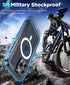 Beeasy Waterproof Case for iPhone 15 Pro, 360 Degree Outdoor Protective Case with Screen Protector, Black