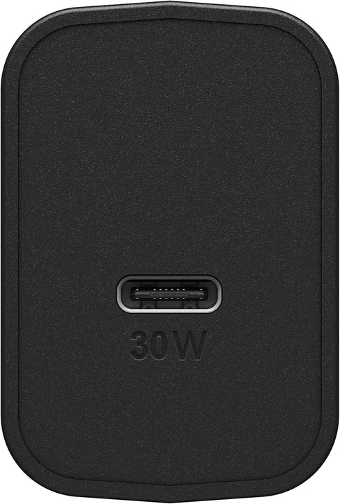 OtterBox 30W 1M Shimmer USB-C Wall Charger, + USB C-C Cable - Black