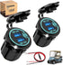 10L0L Golf Cart Quick Charge QC 3.0 Dual USB Charger Socket, 12V-24V USB Outlet for Yamaha EZGO Club Car