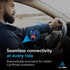 Wireless CarPlay Adapter, Newest 5Ghz AutoSky Plug and Play with USB-C and USB-A Cables
