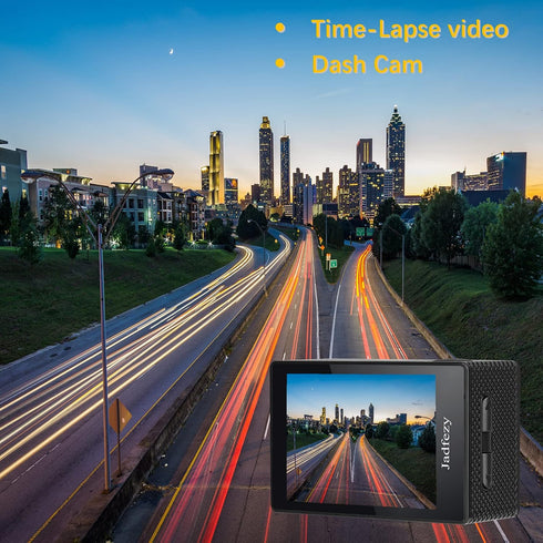 Action Camera FHD 1080P 12MP, 98FT/30M Waterproof Camera with 2 Batteries, Wide Angle Sports Camera Accessories Kit