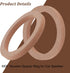 OLYCRAFT 4pcs MDF Car Speaker Spacer Rings, Universal Wooden Speaker Spacer Rings for Cars, Boats, Trucks - 5.7 Inch