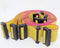 PC Accessories 20P 60cm Yellow Flat Ribbon Cable with 2.54mm 0.1" FC 20 Pins Female to Female Connector