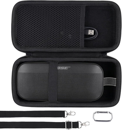 Khanka Hard Travel Case for Bose SoundLink Flex Bluetooth Portable Speaker (Black)