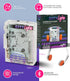 Majima Design Cassette 80s 90s Bluetooth Player with FM Radio Transparent Portable Design Retro Audio Gift Supports USB