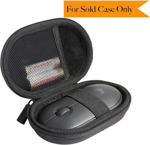 co2CREA Hard Case for Logitech Pebble M350 M355 i345 Wireless Bluetooth Mouse (Graphite Case)