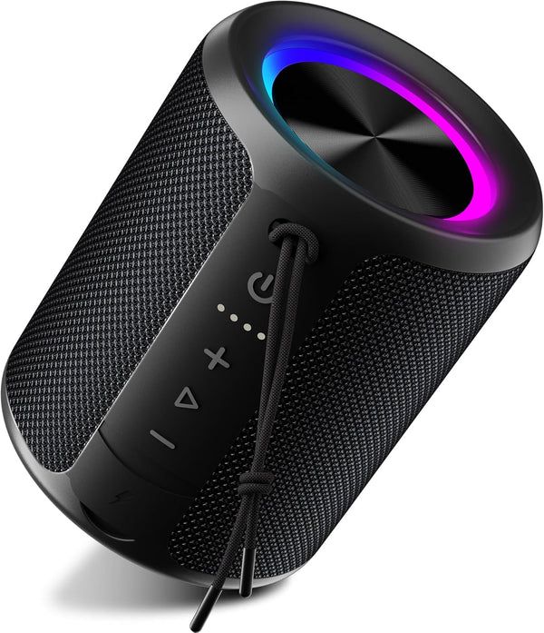 DUDGSIS Portable Bluetooth Speaker, IPX7 Waterproof Wireless Speaker with 20W Loud Stereo Sound,