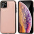 OT ONETOP Wallet Case for iPhone 11 Pro Max, Rose Gold, PU Leather, Card Holder, Kickstand, Shockproof Cover, 6.5 Inch