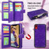 Harryshell Floral Flower Detachable Magnetic Zipper Wallet Leather Case with Cash Pocket, Card Slots, Wrist Strap for