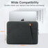 JETech Laptop Sleeve for 13-14 Inch MacBook Air/Pro (M4/M3/M2/M1) 2021-2025, Waterproof Shock Resistant Bag (Dark Grey)