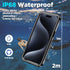 Waterproof Magnetic Case for iPhone 15 Pro Max 6.7 Inch, Built-in Screen Protector, Shockproof Dustproof Heavy Duty