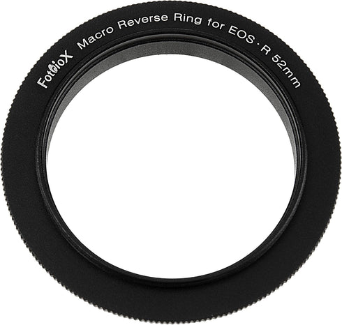 Fotodiox Macro Reverse Ring 52mm Compatible with Canon RF - Camera Mount to