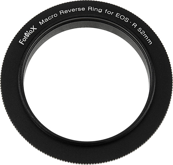 Fotodiox Macro Reverse Ring 52mm Compatible with Canon RF - Camera Mount to