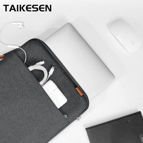 360 Protective Laptop Sleeve for 15.6-16.1 inch, Portable Bag for HP Dell Asus Acer Gaming Notebook, Gray
