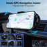 Wireless Car Charger with Phone Holder Mount, 15W-5W Qi Fast Charging Auto Clamping Car Charger Phone Holder Mount for