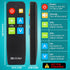 EZClicker (2xAAA TV Remote for Seniors, Extra Simple Big Button Remote (Black) Works with Major TV Brands, NOT