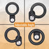 Magnetic Phone Mount for 17mm Ball Mounts - Adjustable Height and Angle, Works with Magsafe and Qi2-Compatible Devices