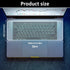 Gsbnjuy 2pcs 15.6"-17.3" 15.6" 16" 17.3" Universal Keyboard Cover Protector Skin for Laptop Notebook Clear Laptop