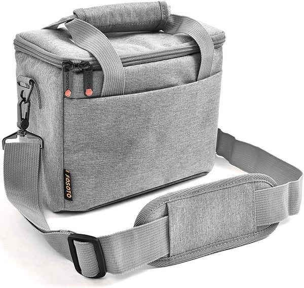 FOSOTO Camera Bag Case with Waterproof Rain Cover, Compatible for Nikon D3500 D5600 D7500 D610 Canon EOS 4000D 2000D
