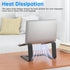 GleYo 10-16" Laptop Stand for Desk Portable Computer Riser Metal Notebook Holder Printer Stand Office Desk Accessories