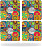 MightySkins Skin Compatible with Tile Slim Key Finder (4 Pack) - Flower Wheels Wrap Cover Sticker