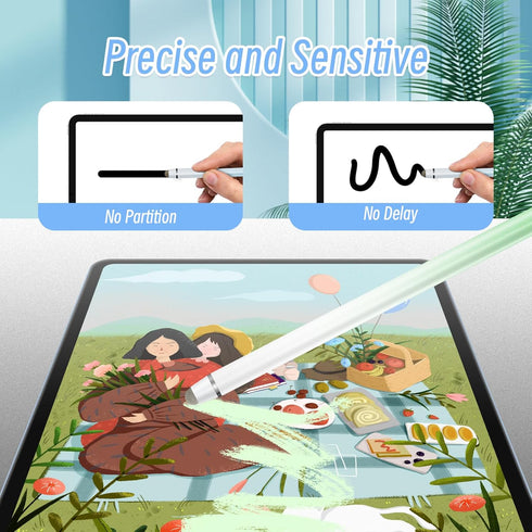 Stylus Pens for Touch Screens (5 Pcs), High Precision Fiber Tips Stylus Pen for iPad Compatible with