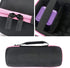 co2CREA Hard Travel Case for JBL Charge 4/5 Waterproof Bluetooth Speaker (Black Case + Pink Zipper)