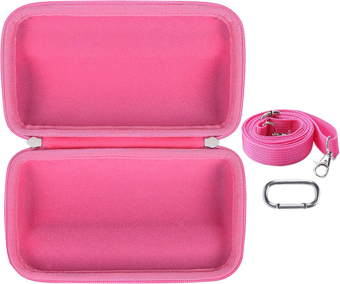 Khanka Hard Travel Case for JBL Flip 6 Waterproof Portable Bluetooth Speaker, Pink