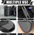lasuroa 4pcs Phone Grip Tapes, Anti-Slip Cellphone & Mouse Rubber Stickers Patches Waterproof Whole Sheet Non Slip