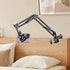 LenTok 15 14 13 12 Gooseneck Bed Phone Holder for Magsafe iPhone Stand, Desk Magnetic Phone Arm Mount with Clamp