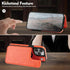 iPhone 12/12 Pro Wallet Case with Card Holder, Compatible with MagSafe, PU Leather Flip Folio Protective Cover with
