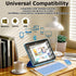 Bluetooth Wireless Keyboard and Mouse Combo, Ultra-Slim Ergonomic Small Rechargeable Set for Apple iPad, iPhone,
