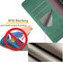 SUANPOT Samsung Galaxy S10 6.1" Wallet Case - RFID Blocking Leather Flip Folio Book Phone Case, Shockproof, Green