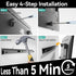 Auoace 22 55 inch 5, 100 Lbs, No Drill TV Wall Mount for to TVs, Drywall Smart TV Bracket Tilts Up to Low Profile TVs