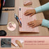 Trueque 2.4G Set Pink Keyboard and Mouse Wireless, Lag-Free Cute Keyboard Combo with Ergonomic Wrist Rest, Phone Holder