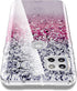 BAISRKE Moto G 5G Case, Motorola One 5G Ace Glitter Sparkle Shockproof Clear Hard Back Cover - Pink