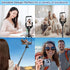 Docaharbour 2-in-1 Magnetic Phone Tripod Stand with Zoom, Portable Mini Extendable Selfie Stick with Remote