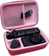XANAD Hard Case for Sony ZV-1F / ZV-1 / ZV-1 II Digital Camera with Shoulder Strap, Fits Vlogger Kit (Pink)