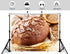 KeyWork 10x10ft Rye Bread Backdrop Fresh Whole Grain Sourdough with Wheat Photography Background for Bakery Food Fair