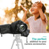 Movo CRC01 Waterproof Nylon Camera Rain Cover with Enclosed Hand Sleeves for Canon, Nikon, Sony, Olympus, Pentax DSLR